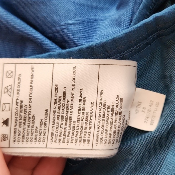 Nike Womens Fit Dry Racerback tank top Blue size XS 0-2 Athletic Shirt Running - Picture 9 of 9